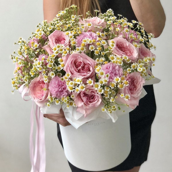 КОРОБКА С ПИНК ОХАРА И МАТРИКАРИЕЙ